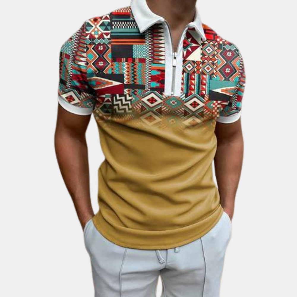 Yacine - Modern men's polo shirt for summer