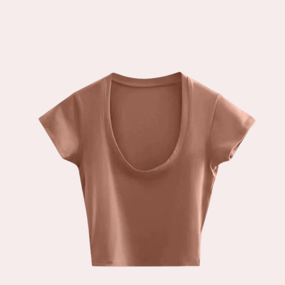 Brigitte - Casual Summer T-shirt for Women