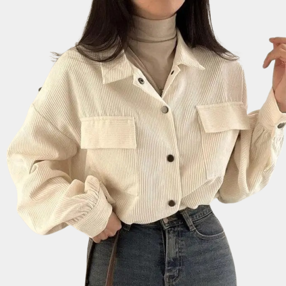 Cleena - Corduroy Summer Jacket for Women - Perfect for Spring and Summer