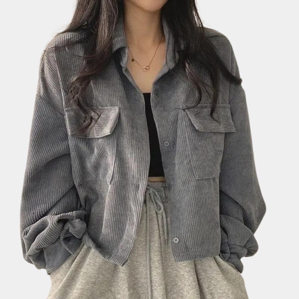 Cleena - Corduroy Summer Jacket for Women - Perfect for Spring and Summer