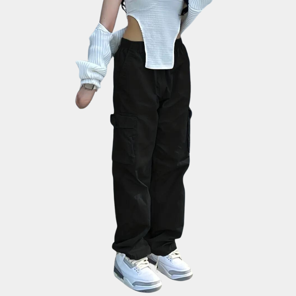 Carina - Lightweight Casual Cargo Trousers for Women, Perfect for Summer