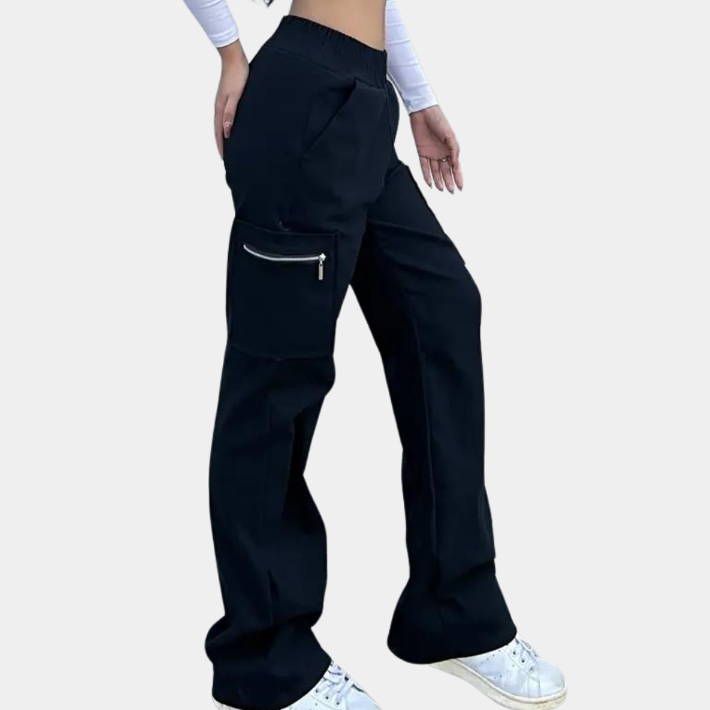 Cadenza - Elegant cargo trousers for women, perfect for summer