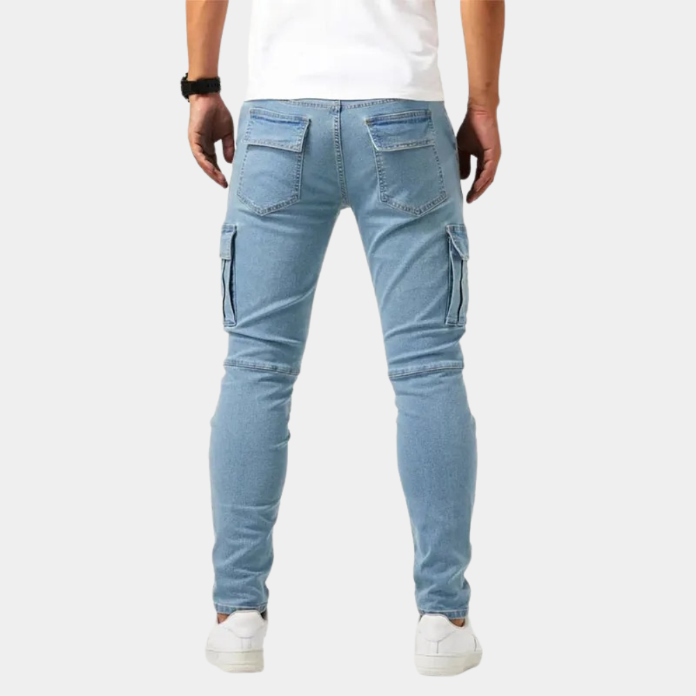 Amara - Stretch Cargo Trousers for Men for Summer