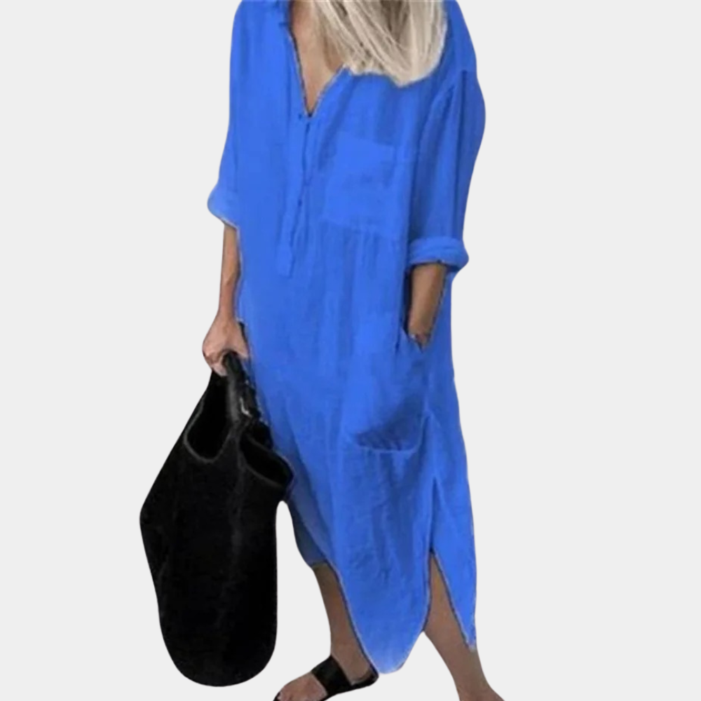 Andra - Stylish and Comfortable Long Summer Dress for Women