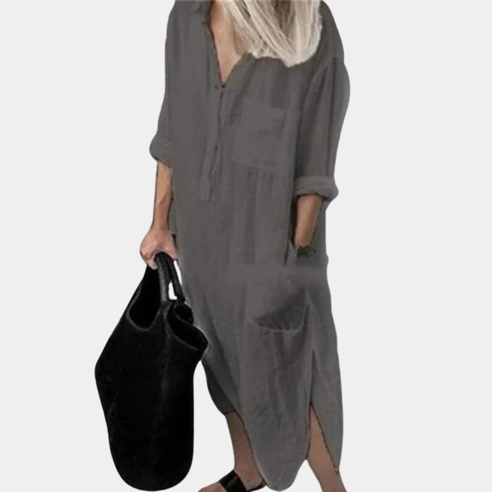 Andra - Stylish and Comfortable Long Summer Dress for Women