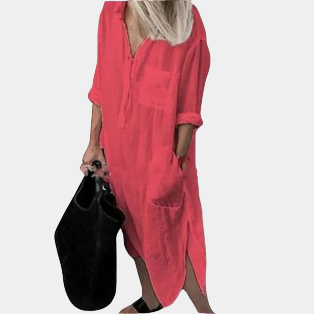 Andra - Stylish and Comfortable Long Summer Dress for Women