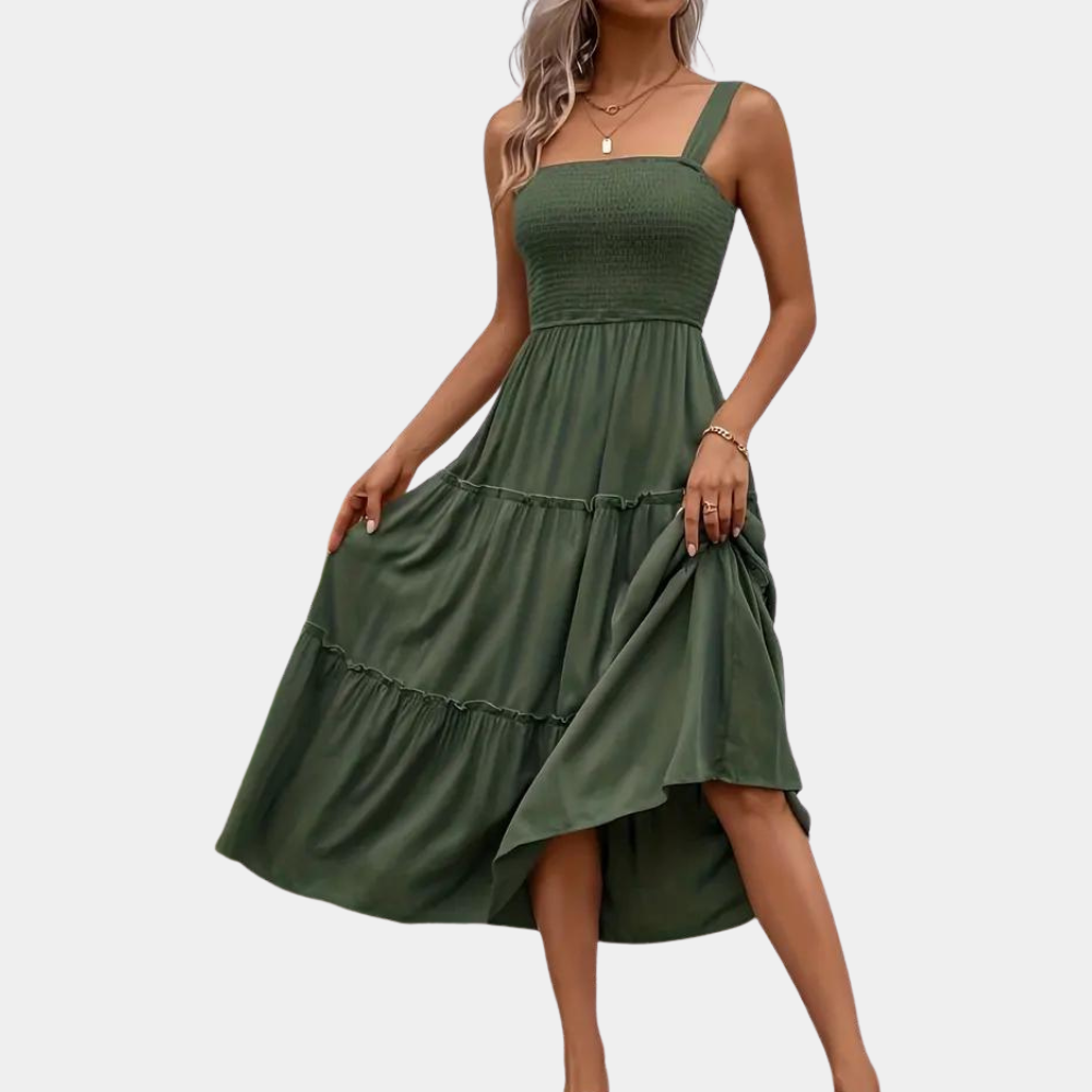 Casual breathable women's dress for summer