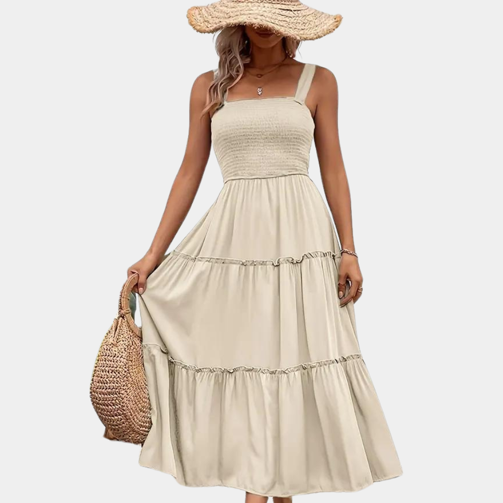Casual breathable women's dress for summer