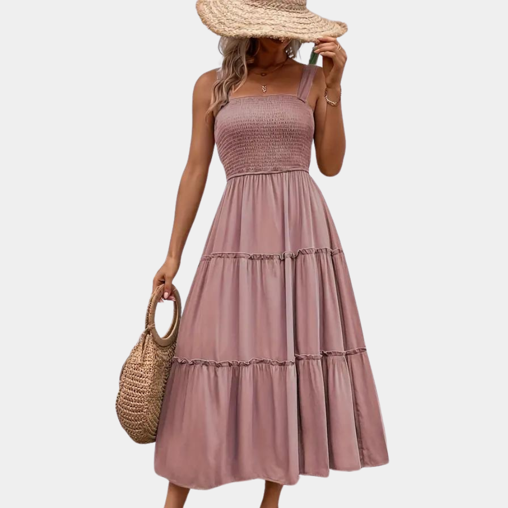 Casual breathable women's dress for summer