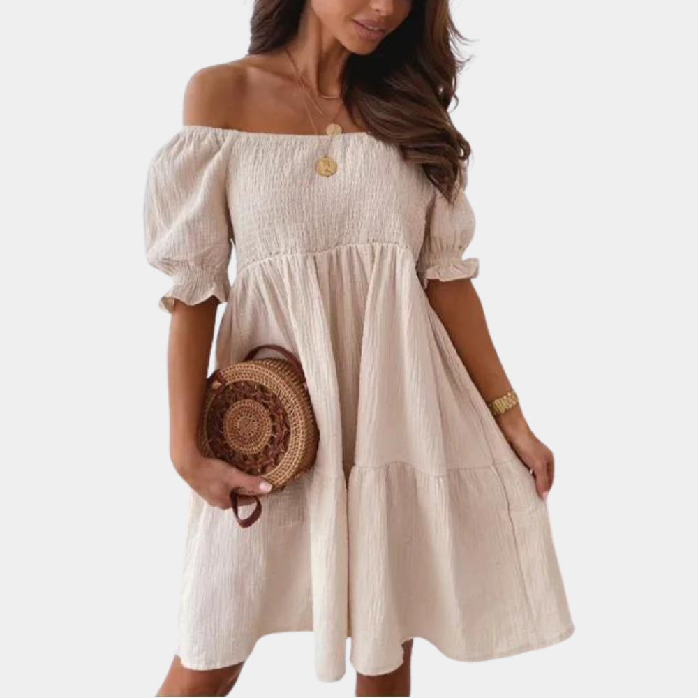 Casual Off-Shoulder Summer Dress for Women
