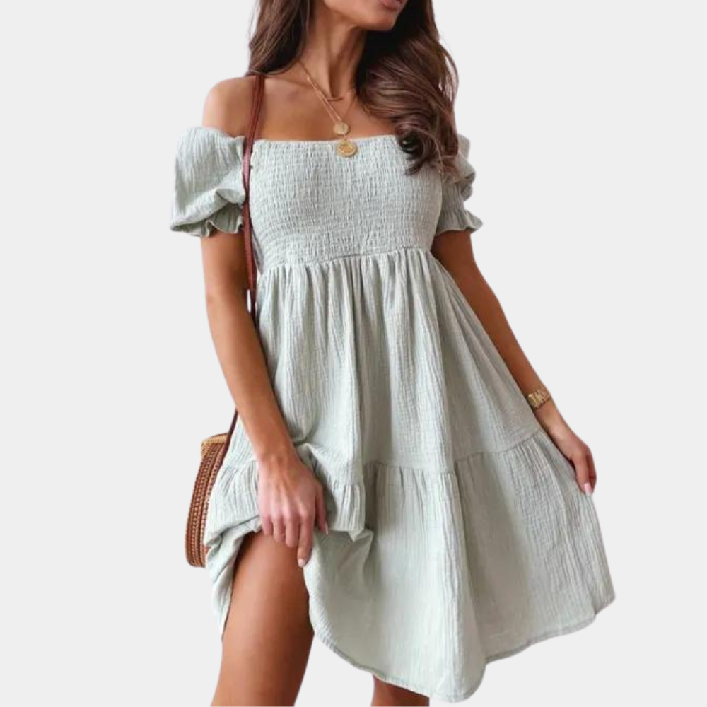 Casual Off-Shoulder Summer Dress for Women