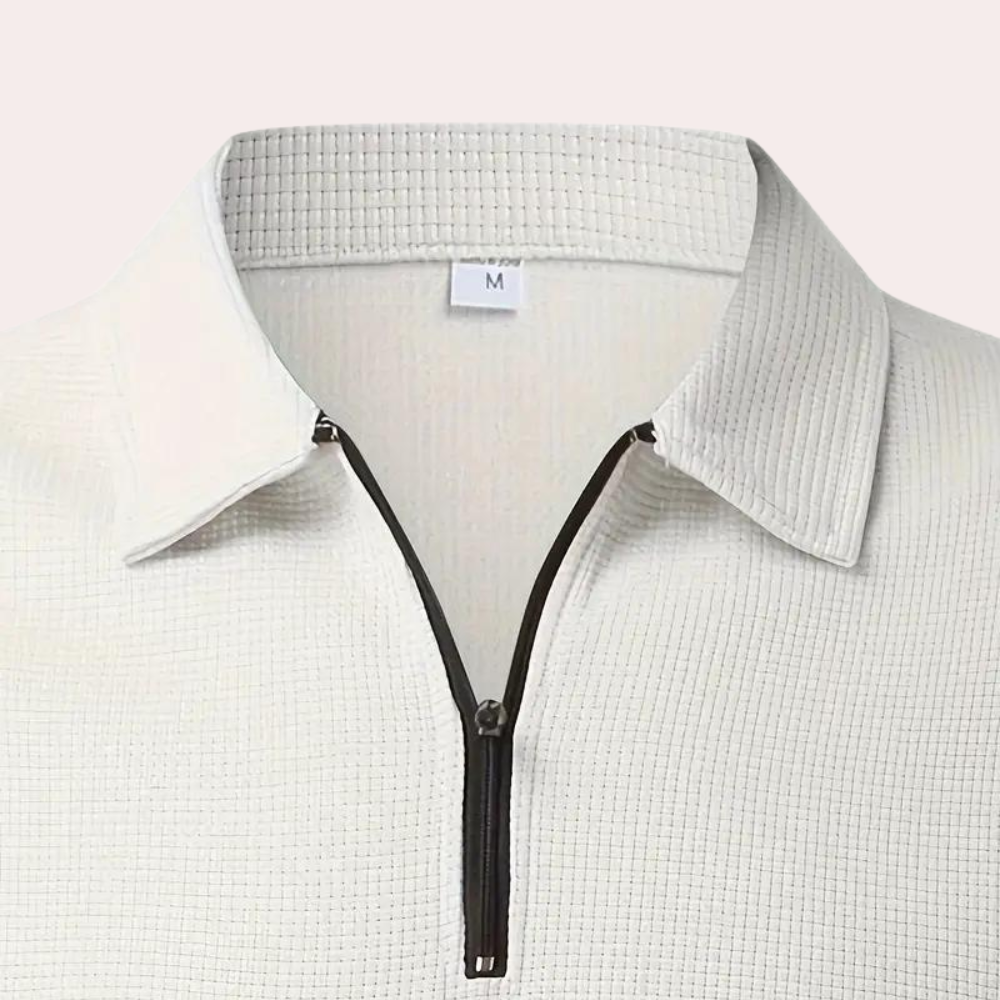 Casual summer jumper with v-neck for men