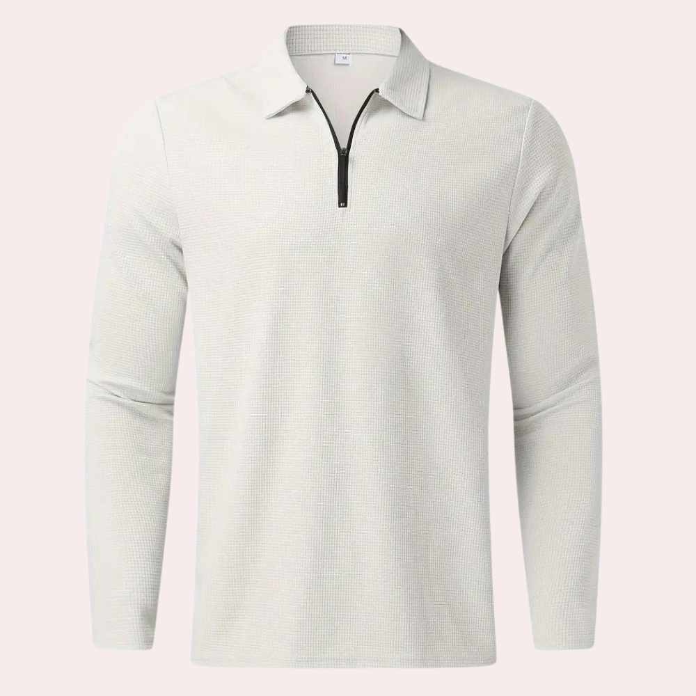 Casual summer jumper with v-neck for men