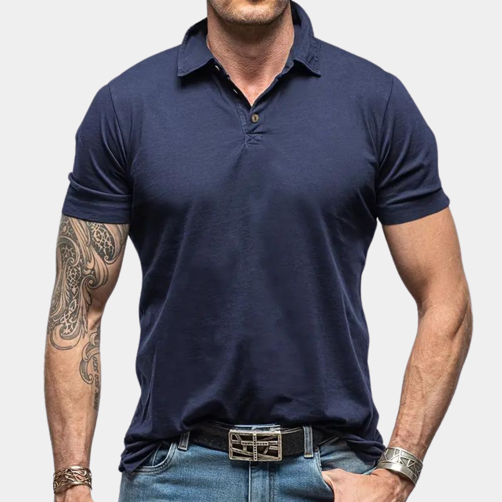 Casual men's polo shirt for summer