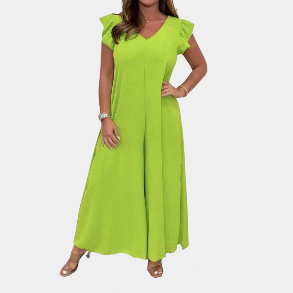 Casual summer jumpsuit dress for women