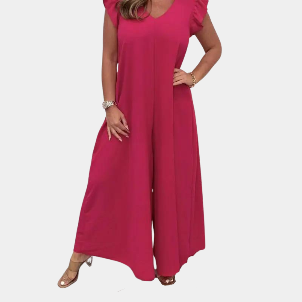 Casual summer jumpsuit dress for women