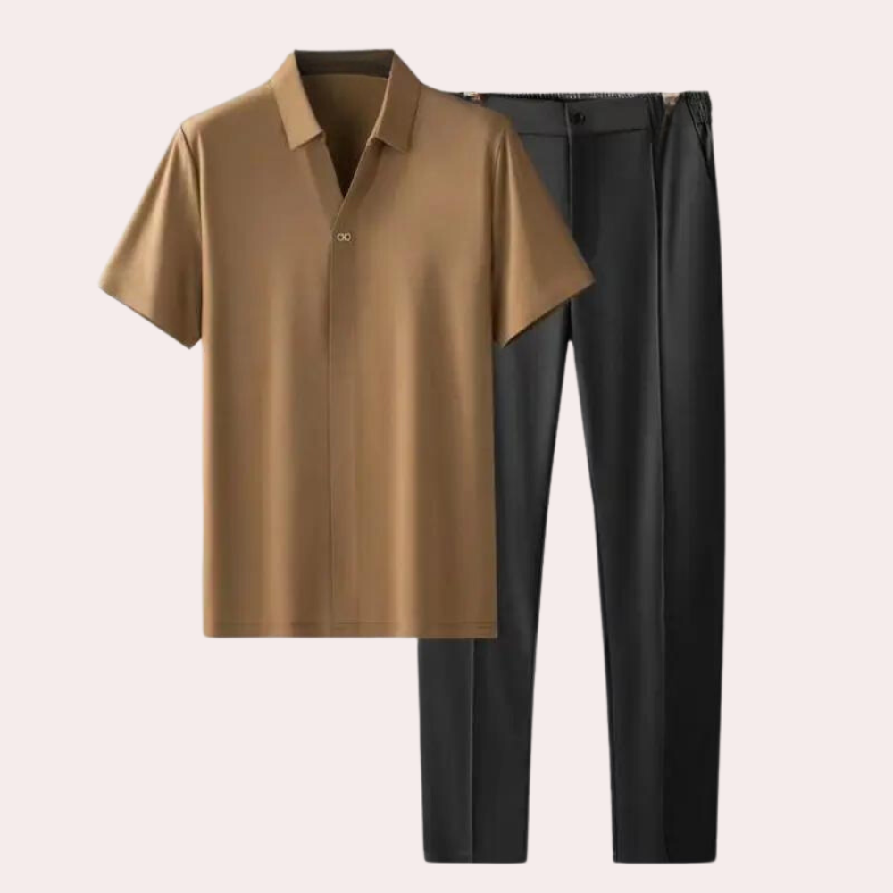 Casual Men's Two-Piece Summer Set