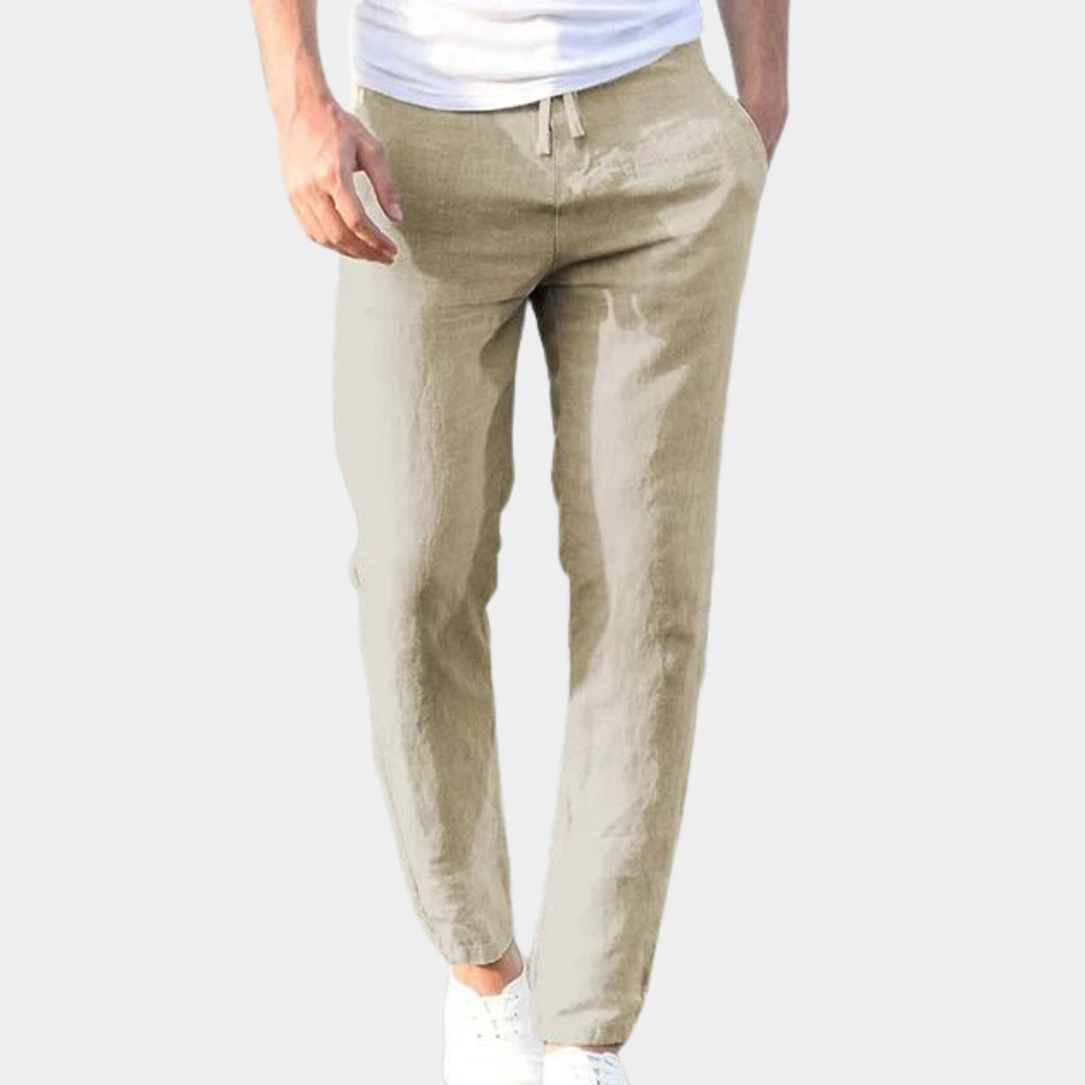 Comfortable and breathable men's trousers for summer