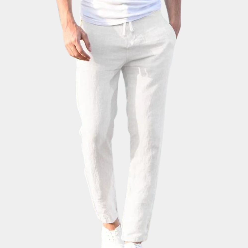 Comfortable and breathable men's trousers for summer