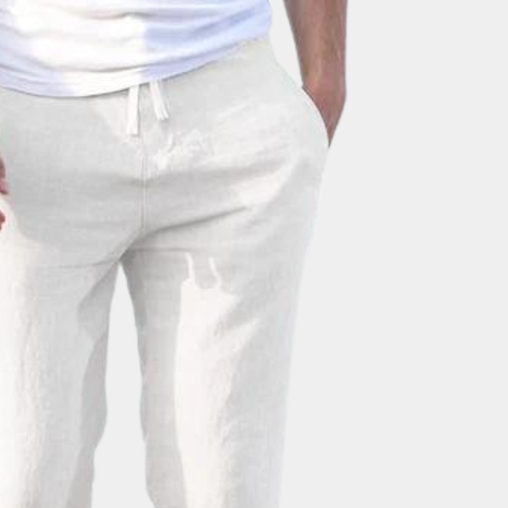 Comfortable and breathable men's trousers for summer