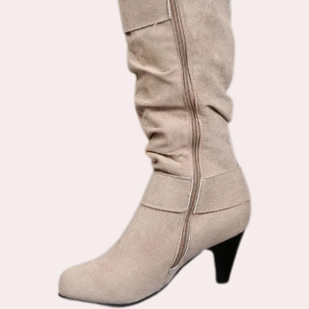 Trendy ladies' knee-high boots for summer