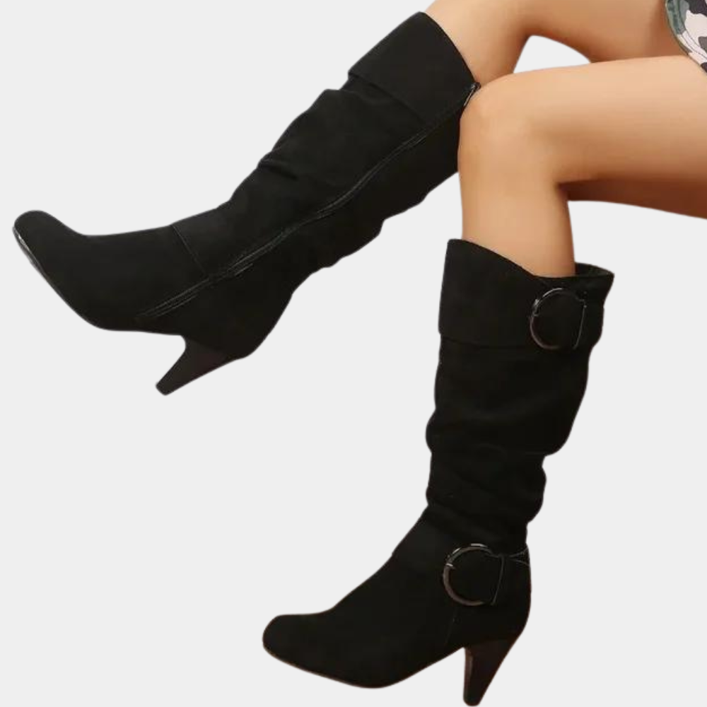 Trendy ladies' knee-high boots for summer
