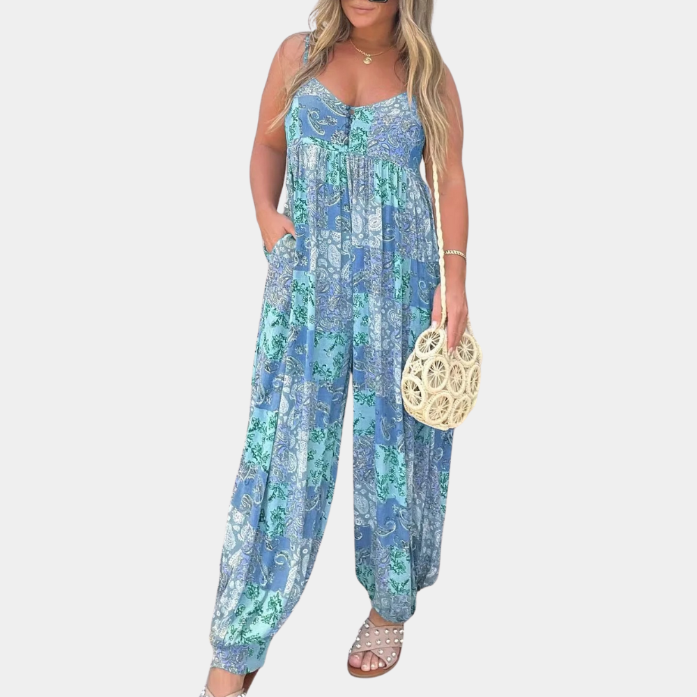 Summer Women's Boho-Style Jumpsuit