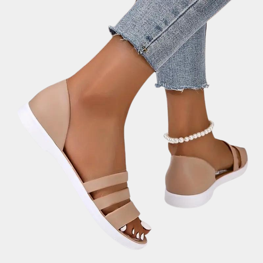 Casual slip-on summer sandals for women