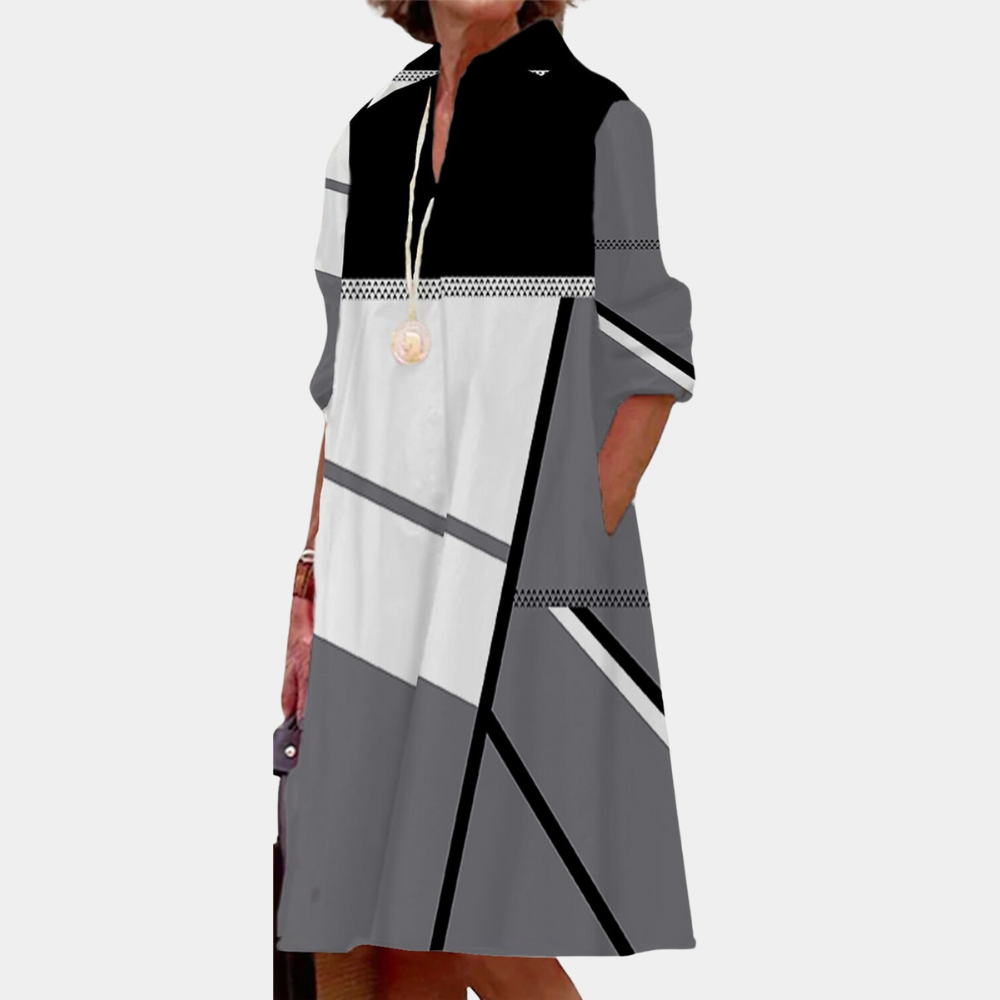 Casual Printed Ladies' Dress for Summer