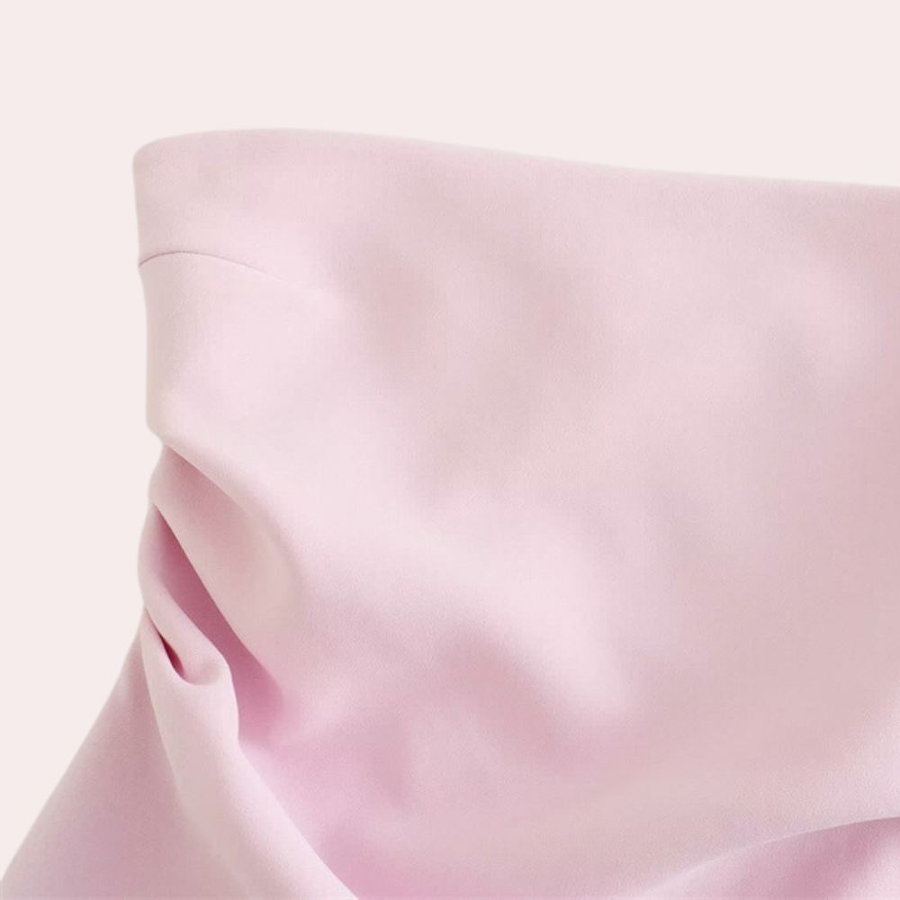 Strapless ladies' blouse for summer