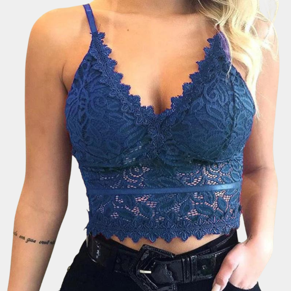 Stylish Summer Floral Lace Women's Top