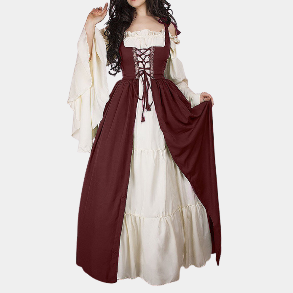 Classic Medieval Summer Dress for Women