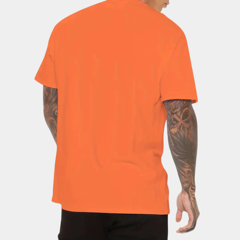 Stylish Orange Summer T-shirt