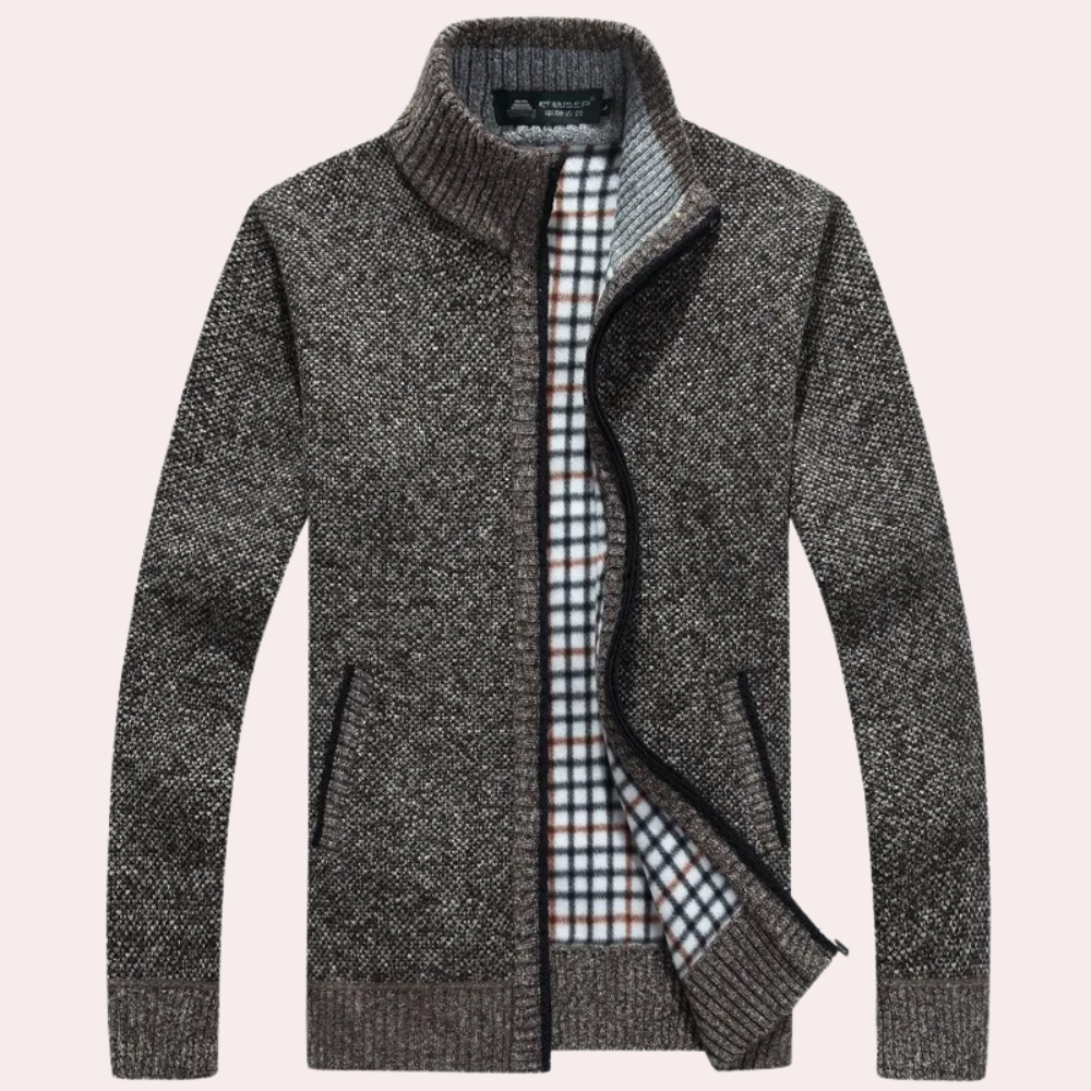 Casual Knitted Men's Cardigan for Summer
