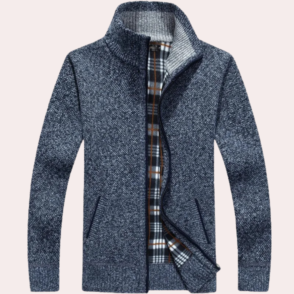 Casual Knitted Men's Cardigan for Summer