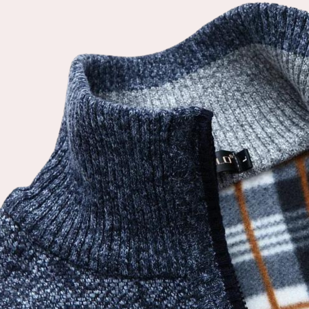 Casual Knitted Men's Cardigan for Summer