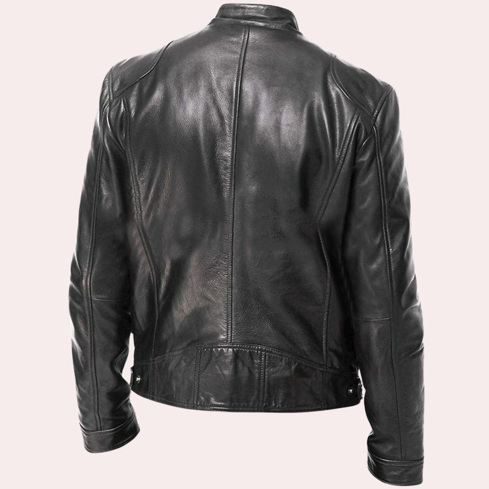 Luxury Men's Motorcycle Jacket for Summer