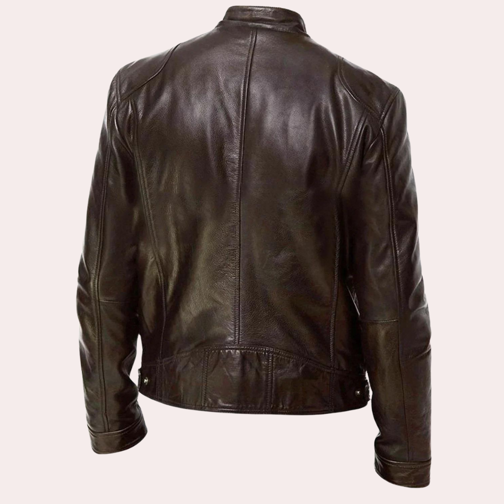 Luxury Men's Motorcycle Jacket for Summer
