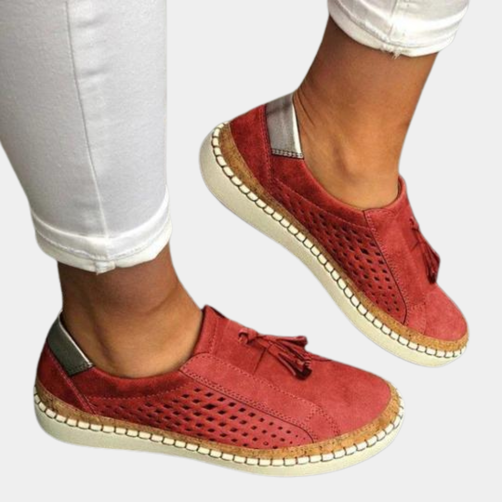 Breathable ladies' loafers for summer