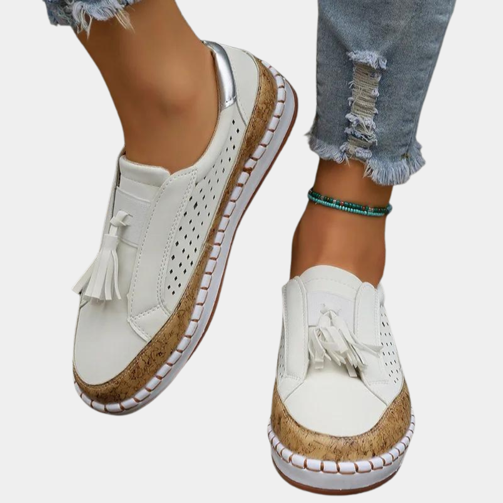 Breathable ladies' loafers for summer