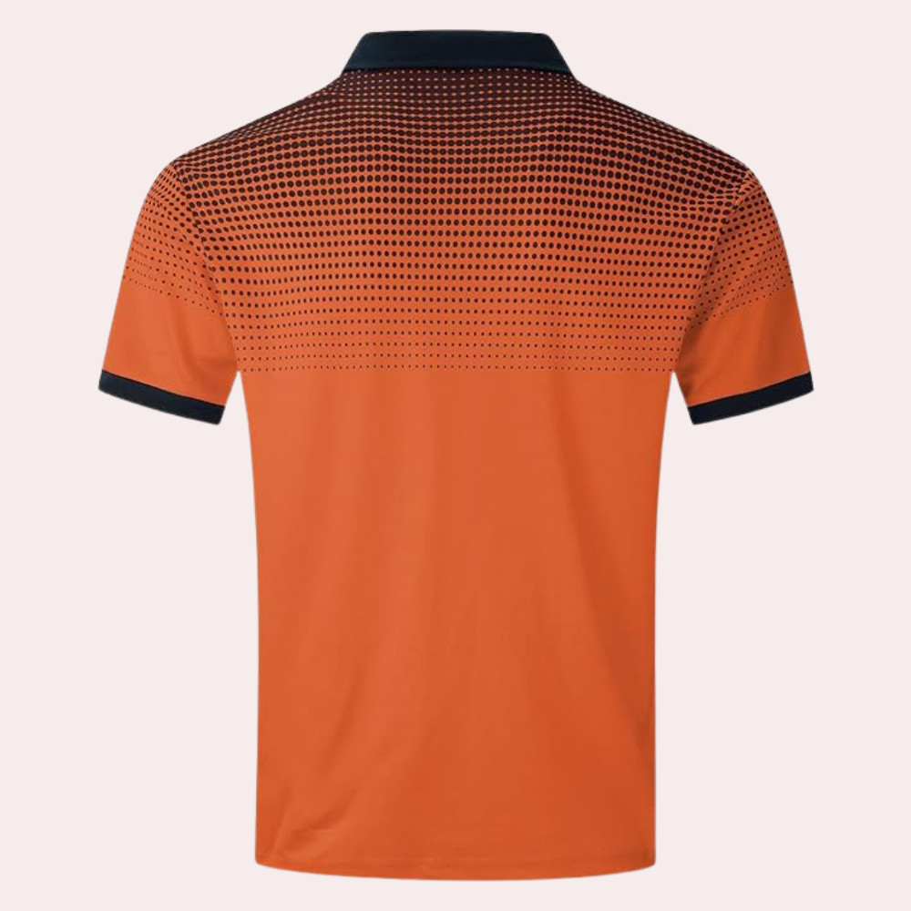 Casual Orange Summer Shirt for Men