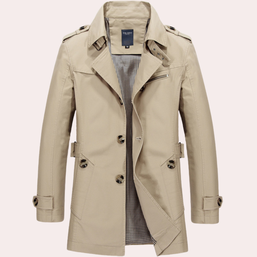 Stylish Summer Trench Coat for Men