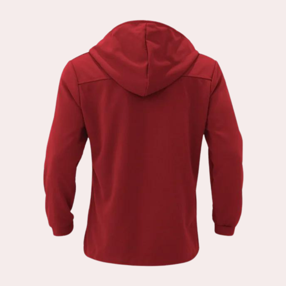 Casual trench coat for men with hood