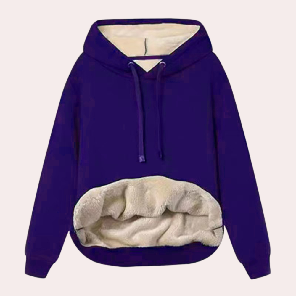 Comfortable and airy women's hoodie for summer