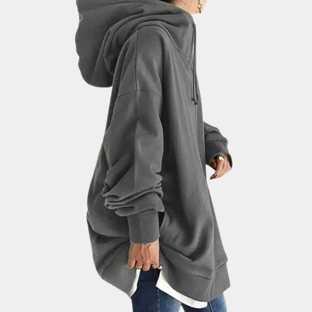 Stylish summer zip-up hoodie for women