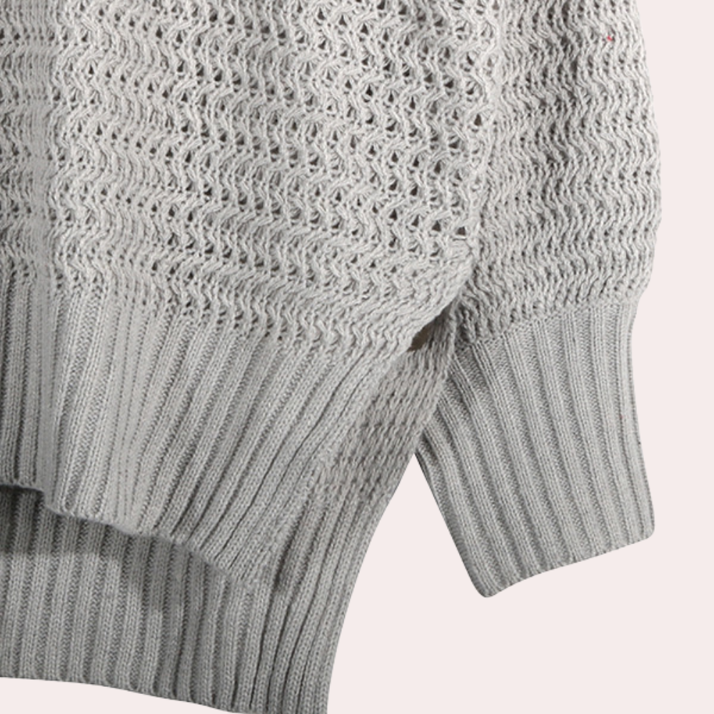Stylish Knitted Women's Sweater for Summer