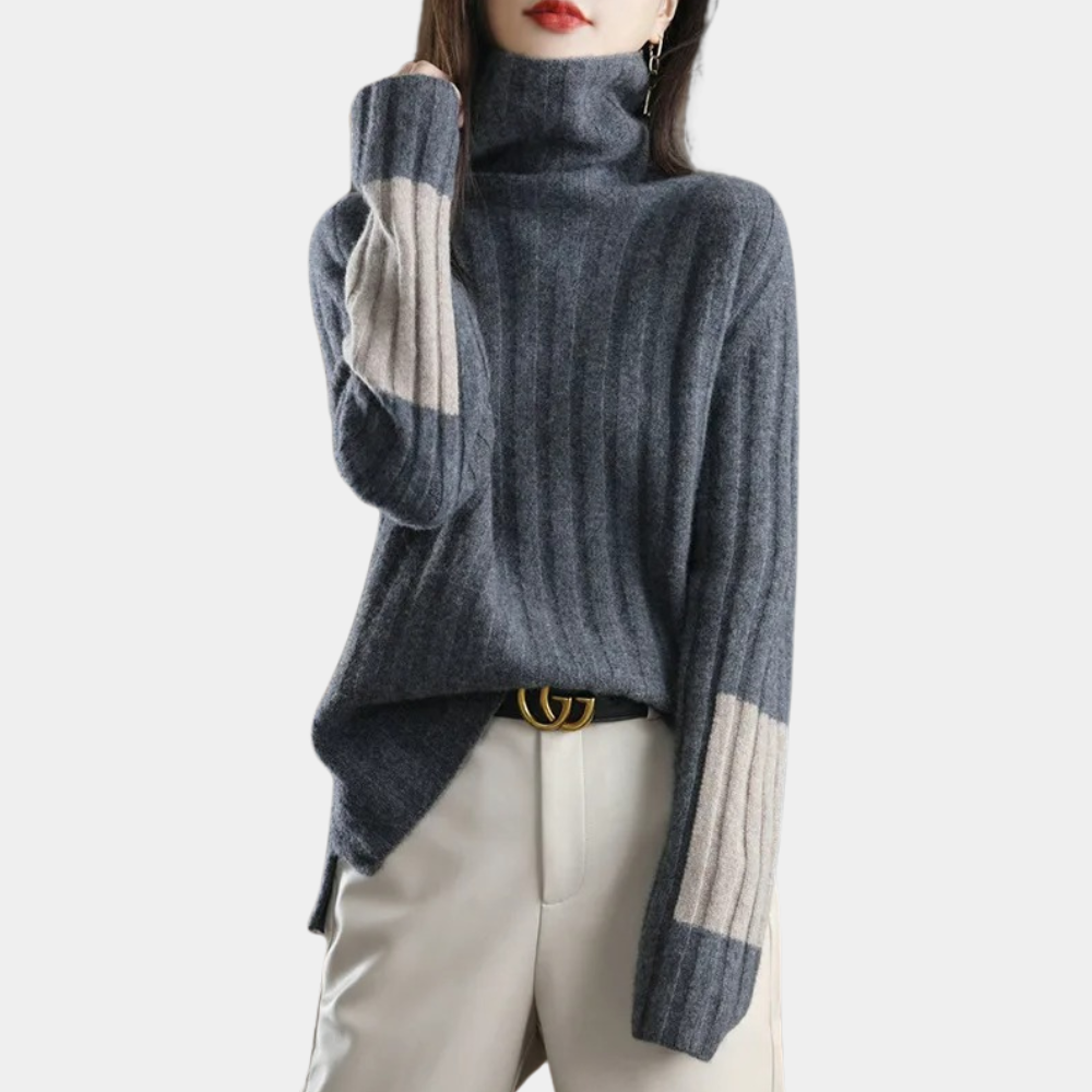 Comfortable Summer Roll Neck Jumper for Women