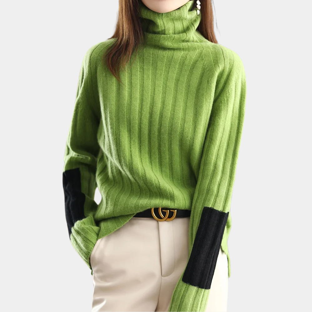 Comfortable Summer Roll Neck Jumper for Women