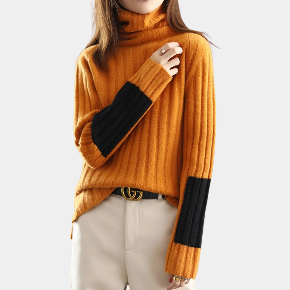 Comfortable Summer Roll Neck Jumper for Women