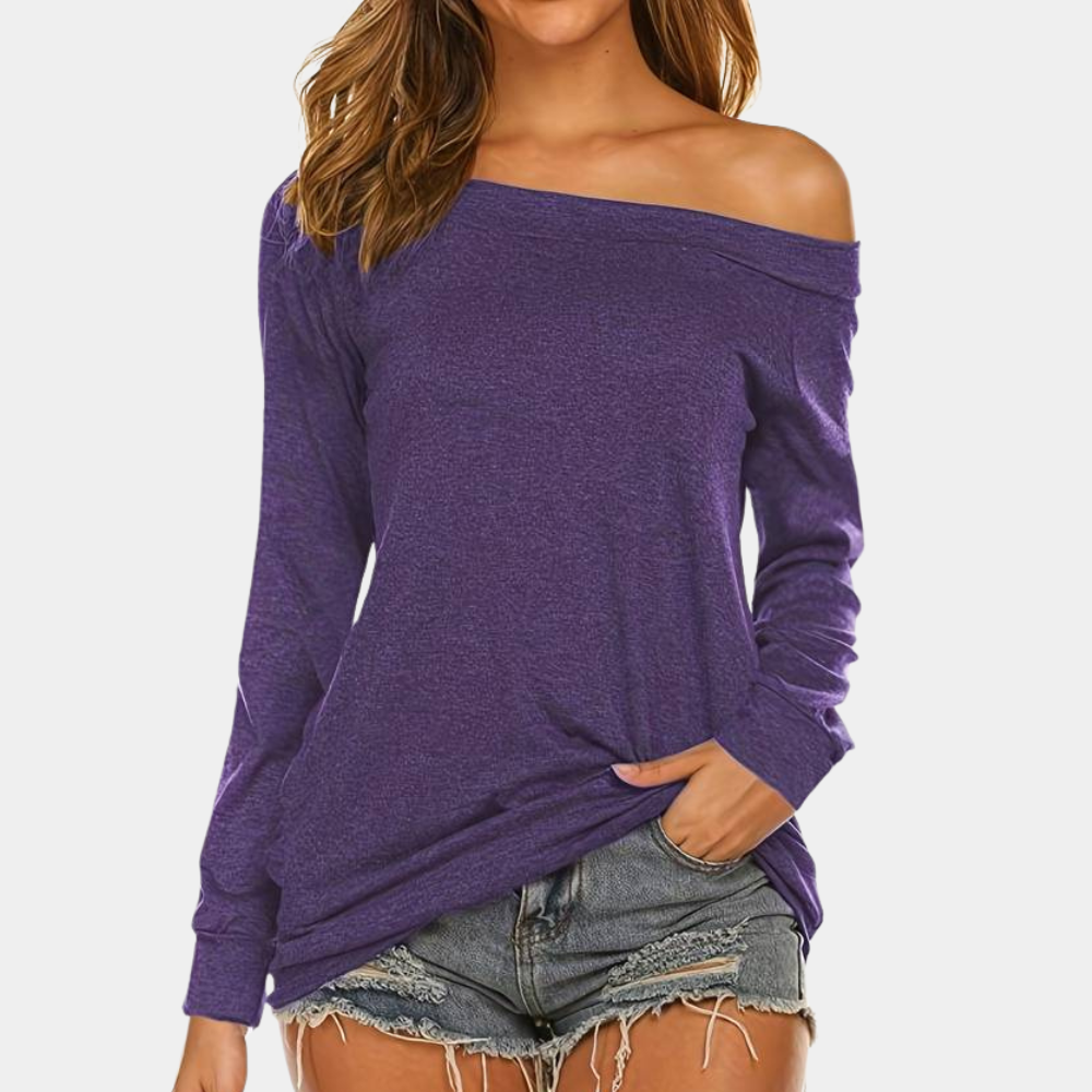 Billie - Relaxed Fit Ladies' Jumper for Summer Evenings